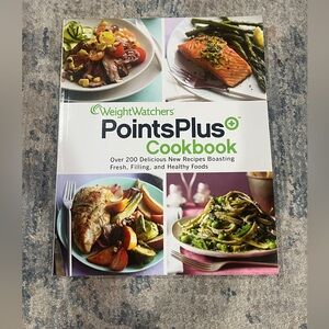 Weight Watchers PointsPlus Cookbook with Red and Green Accents